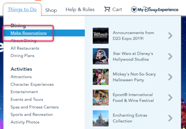 【WDW】My Disney Experienceでジングルベルジングルバムを予約する方法解説。